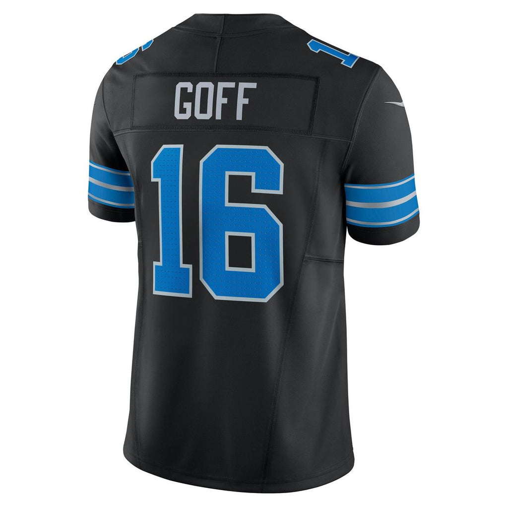 Men's Detroit Lions Jared Goff Black Vapor F.U.S.E.