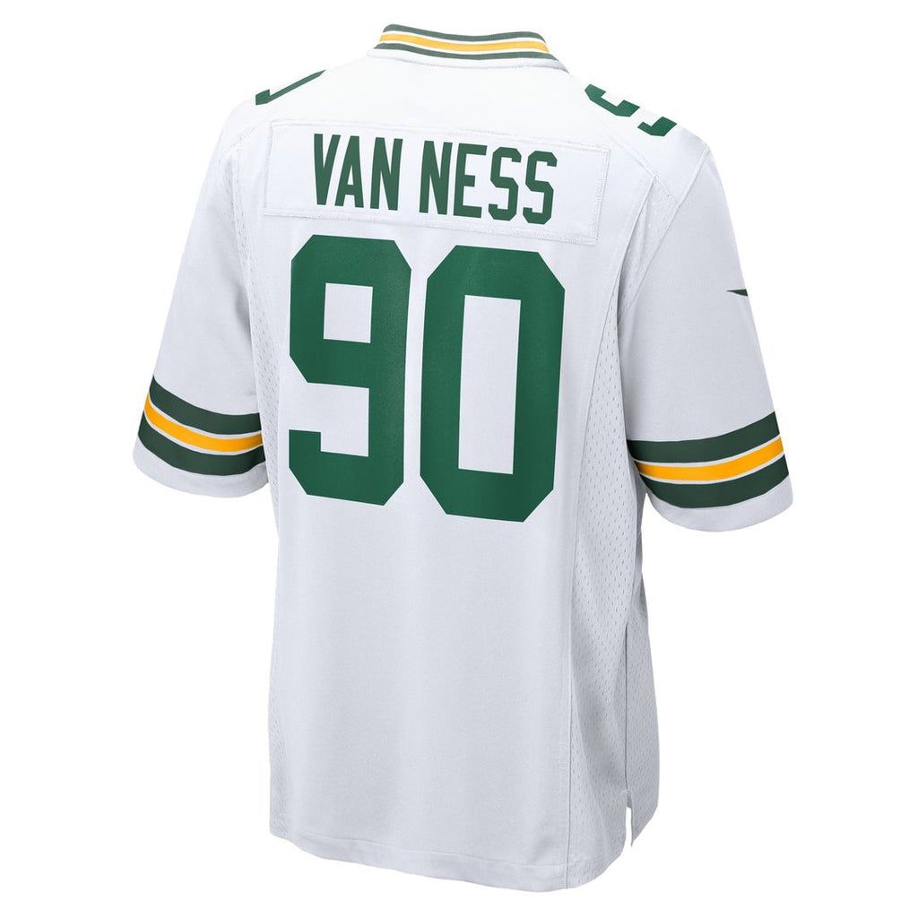 Men's Green Bay Packers Lukas Van Ness White