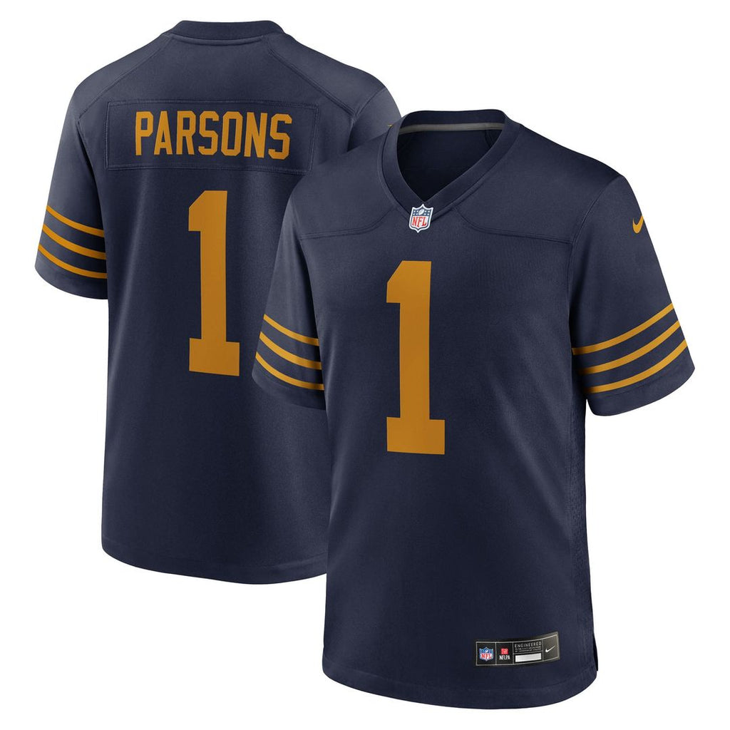 Men's Green Bay Packers Micah Parsons White Game Player Jersey