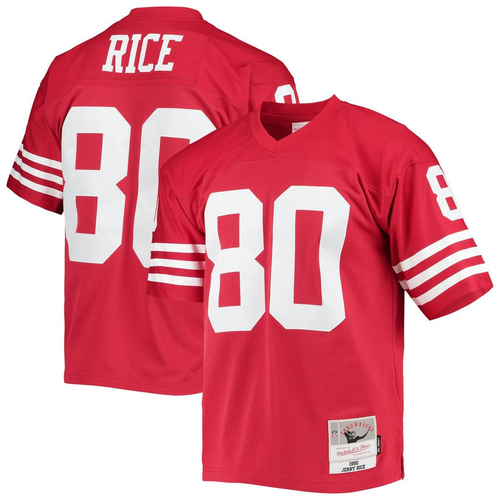 Men's San Francisco 49ers Jerry Rice White Legacy Replica Jersey