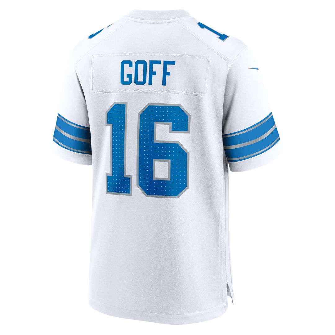 Men's Detroit Lions Jared Goff Blue