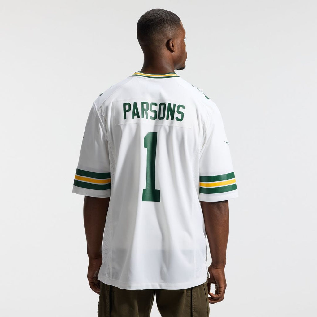 Men's Green Bay Packers Micah Parsons White Game Player Jersey