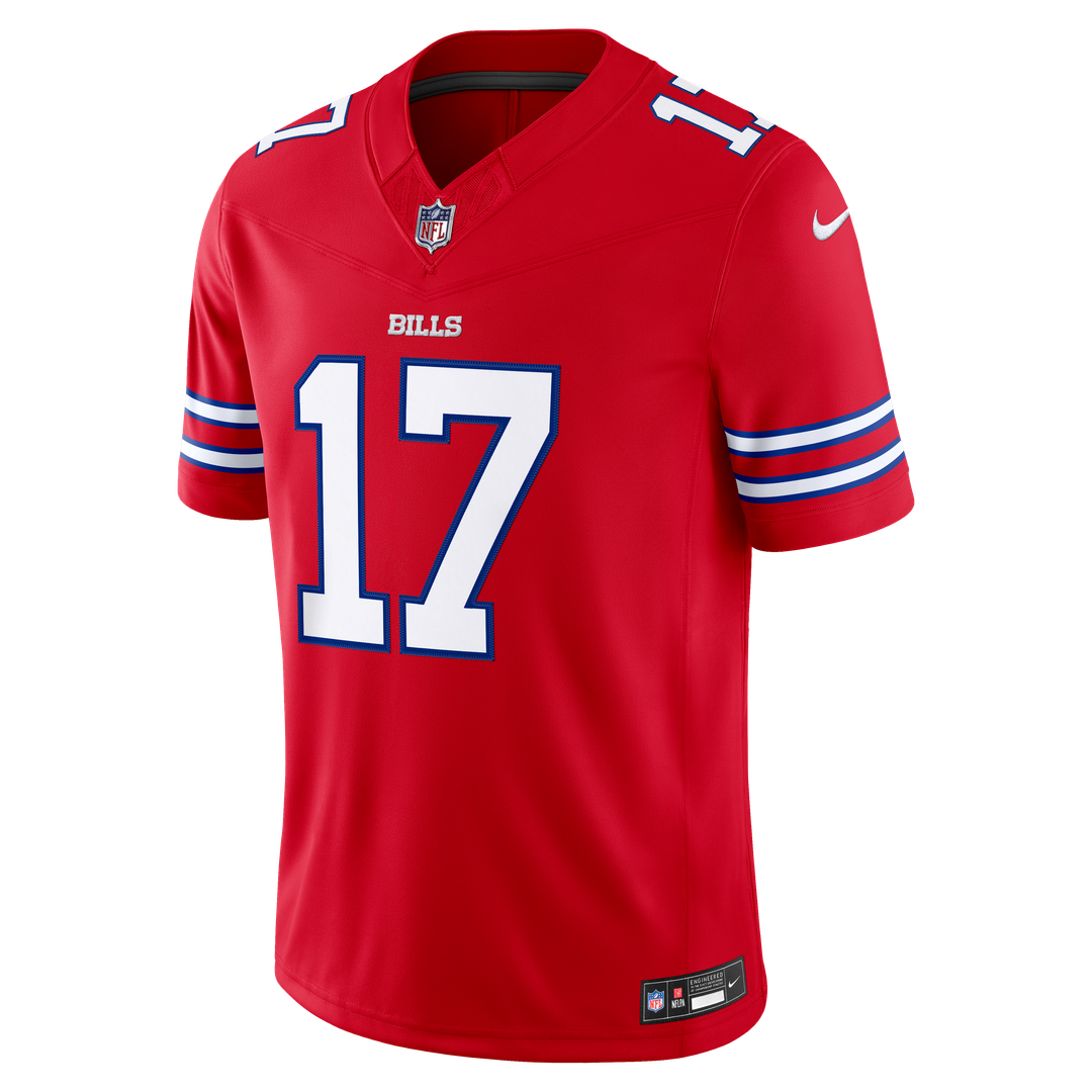 Men's Buffalo Bills Josh Allen Gray Nickel City Vapor F.U.S.E. Stitched