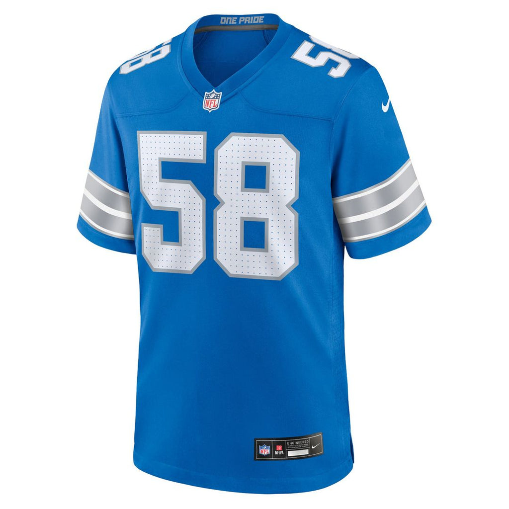 Men's Detroit Lions Penei Sewell Black 2nd Alternate