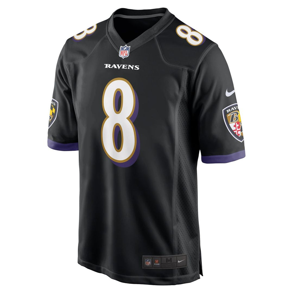 Men's Baltimore Ravens Lamar Jackson Black Alternate