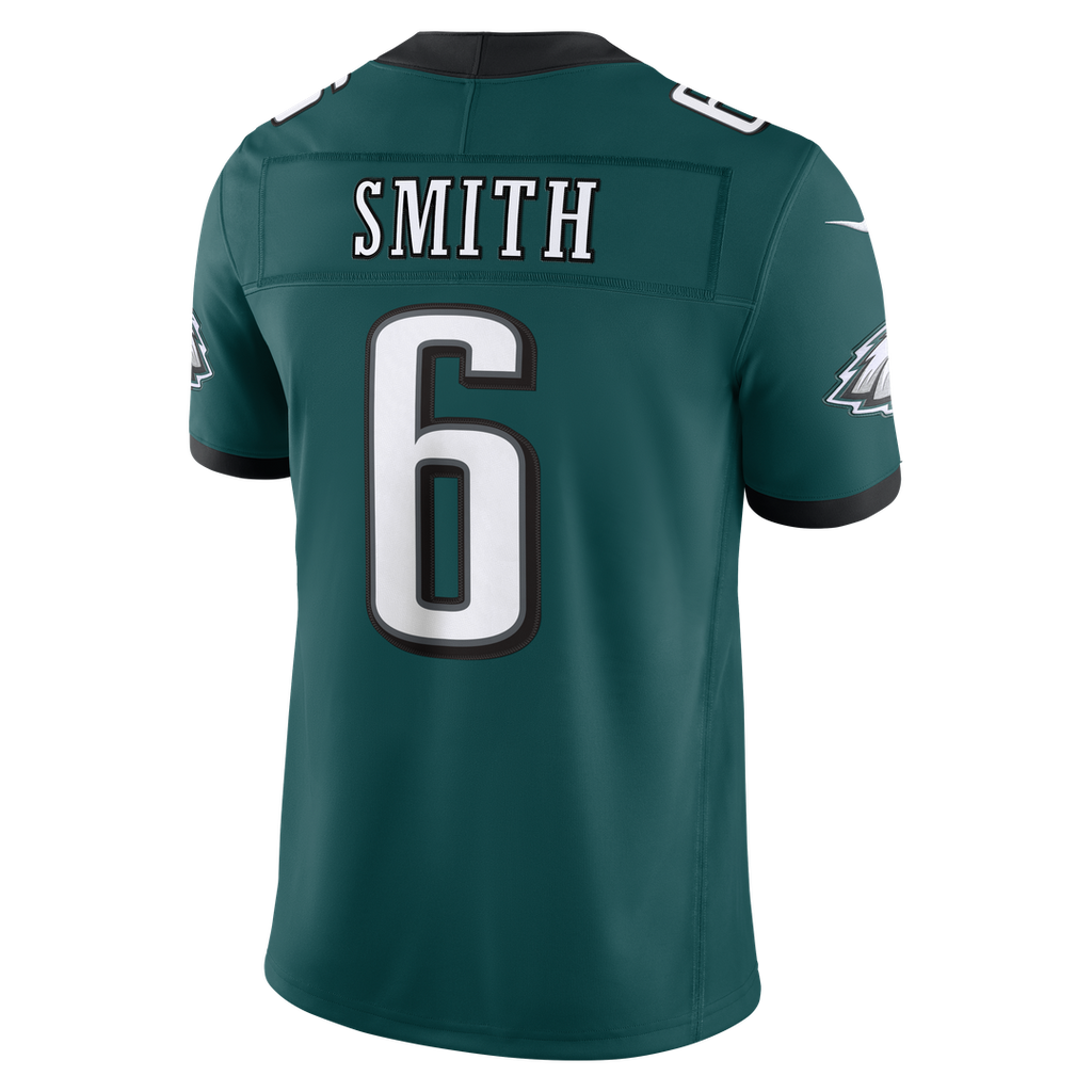 Men's Philadelphia Eagles DeVonta Smith Black Alternate Vapor F.U.S.E. Stitched