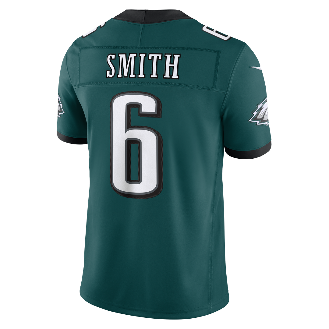 Men's Philadelphia Eagles DeVonta Smith Black Alternate Vapor F.U.S.E. Stitched