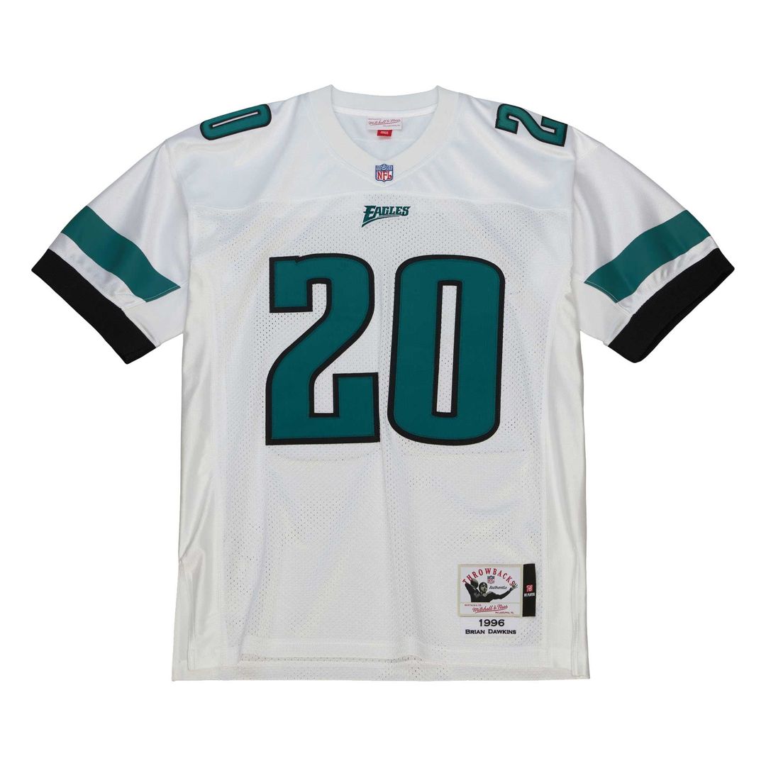 Men's Philadelphia Eagles Brian Dawkins Green 2007 Authentic Throwback Retired Player Jersey