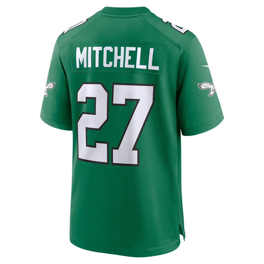 Men's Philadelphia Eagles Quinyon Mitchell Black Alternate