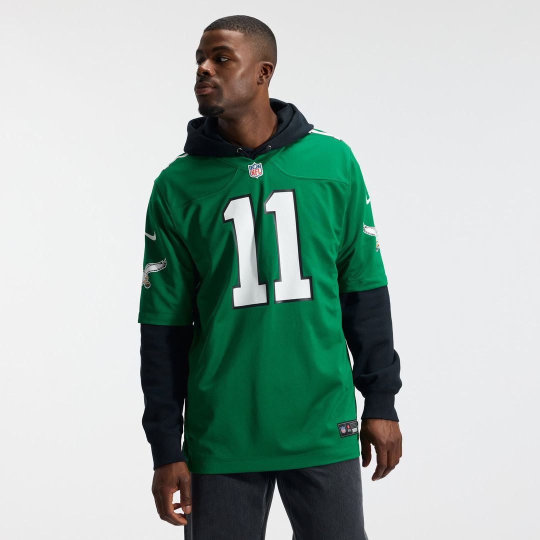 Men's Philadelphia Eagles A.J. Brown Midnight Green Team