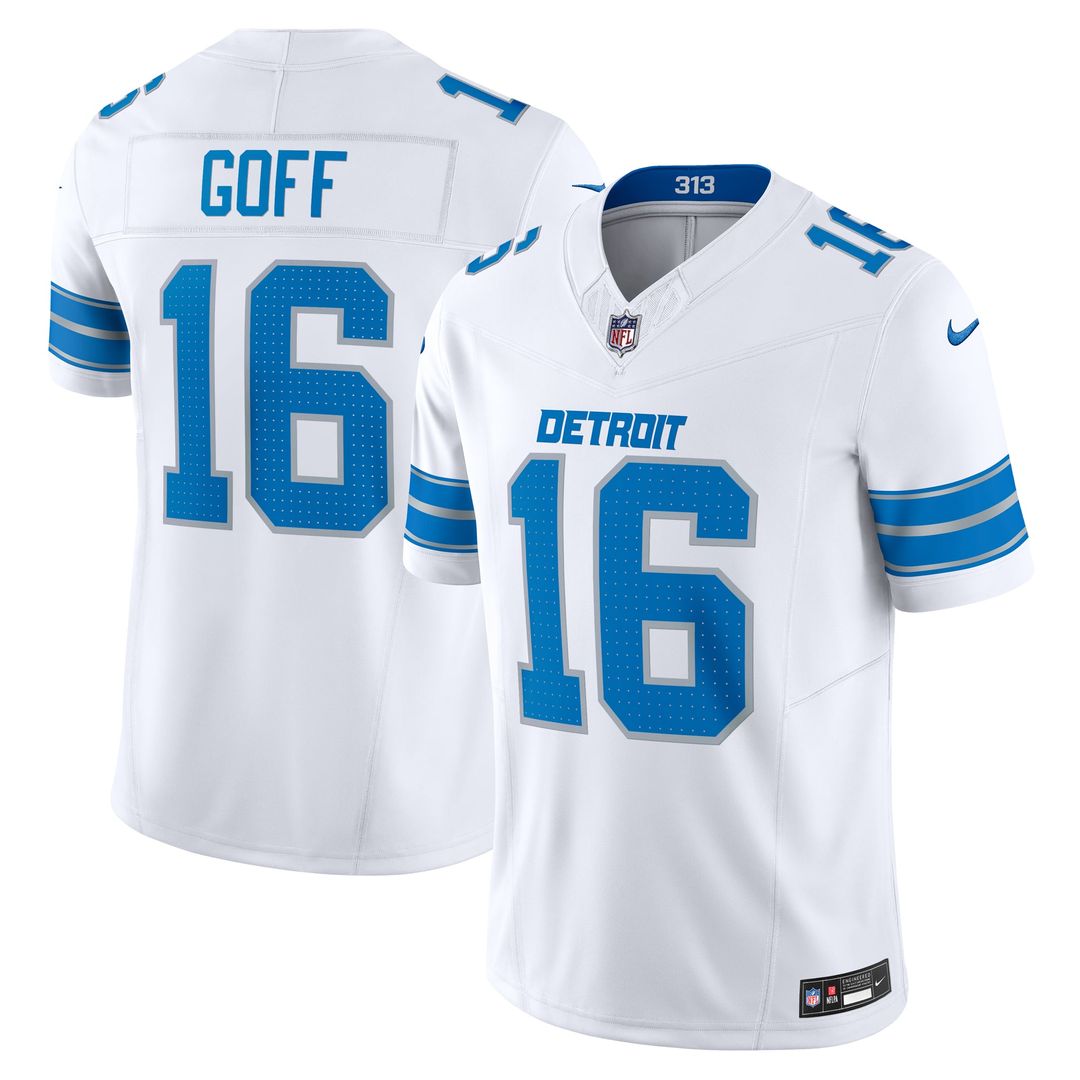 Men's Detroit Lions Jared Goff Blue Vapor F.U.S.E.
