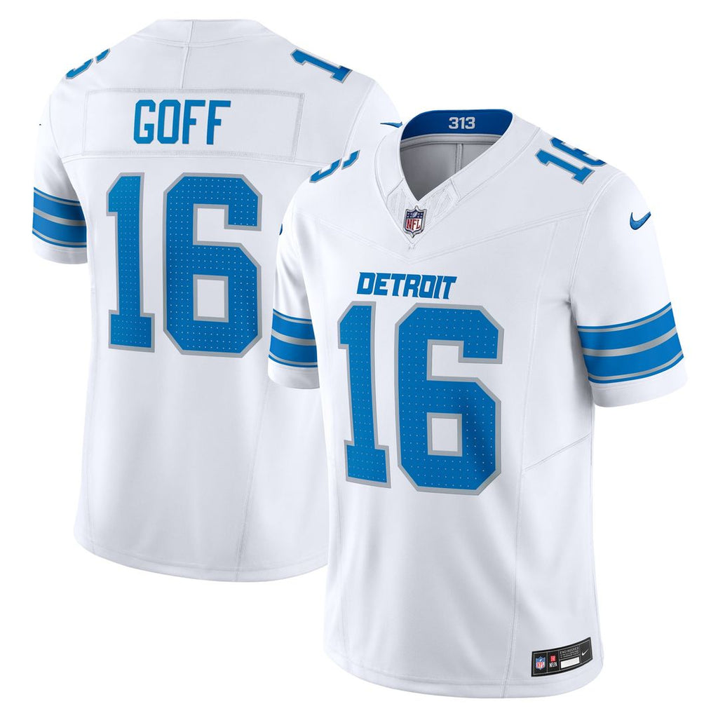 Men's Detroit Lions Jared Goff Black Vapor F.U.S.E.