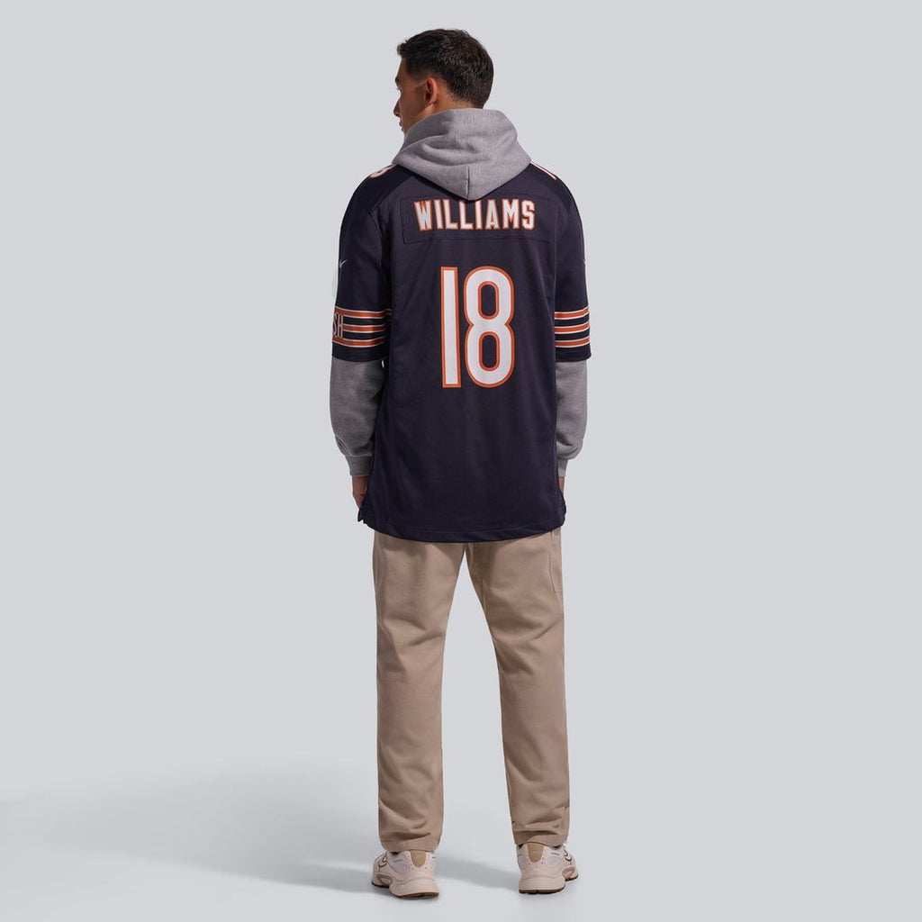 Men's Chicago Bears Caleb Williams White First Round Pick Player