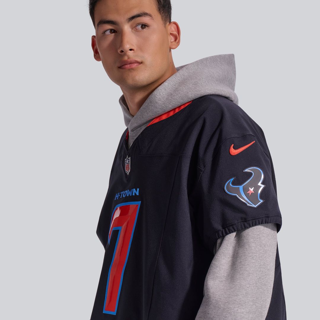 Men's Houston Texans C.J. Stroud Navy Alternate 2 Vapor F.U.S.E. Elite Jersey