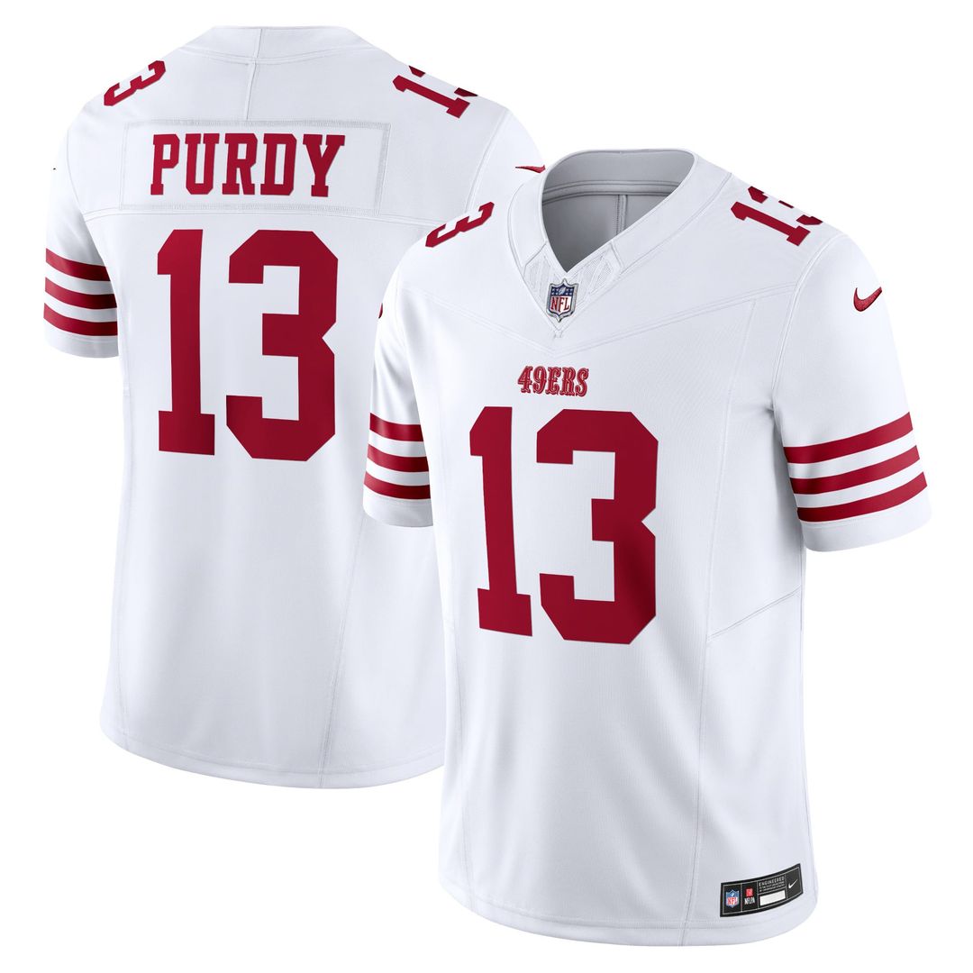 Men's San Francisco 49ers Brock Purdy Scarlet Vapor F.U.S.E.