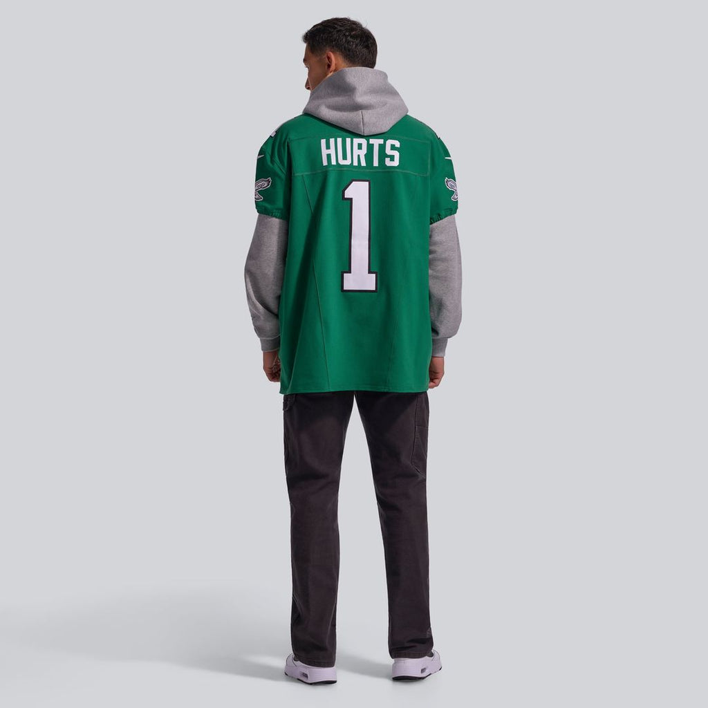 Men's Philadelphia Eagles Jalen Hurts Midnight Green Team Vapor F.U.S.E. Elite Jersey