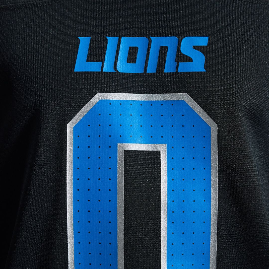 Men's Detroit Lions Jahmyr Gibbs White Game Player Jersey