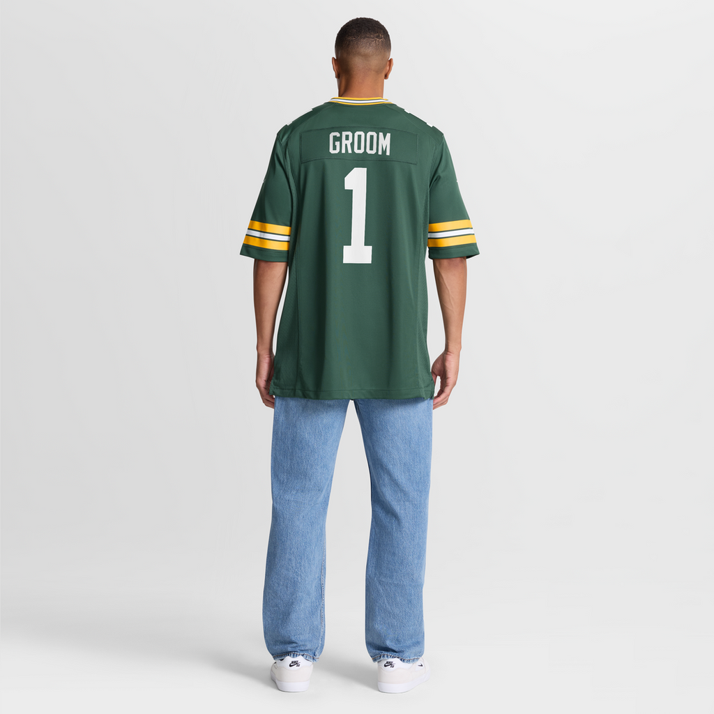Men's Green Bay Packers Number 1 Groom Green