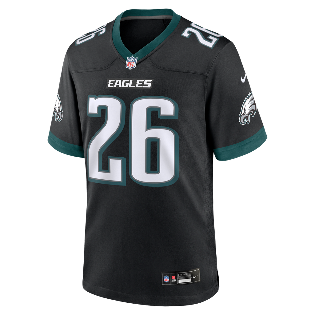 Men's Philadelphia Eagles Saquon Barkley Black Alternate