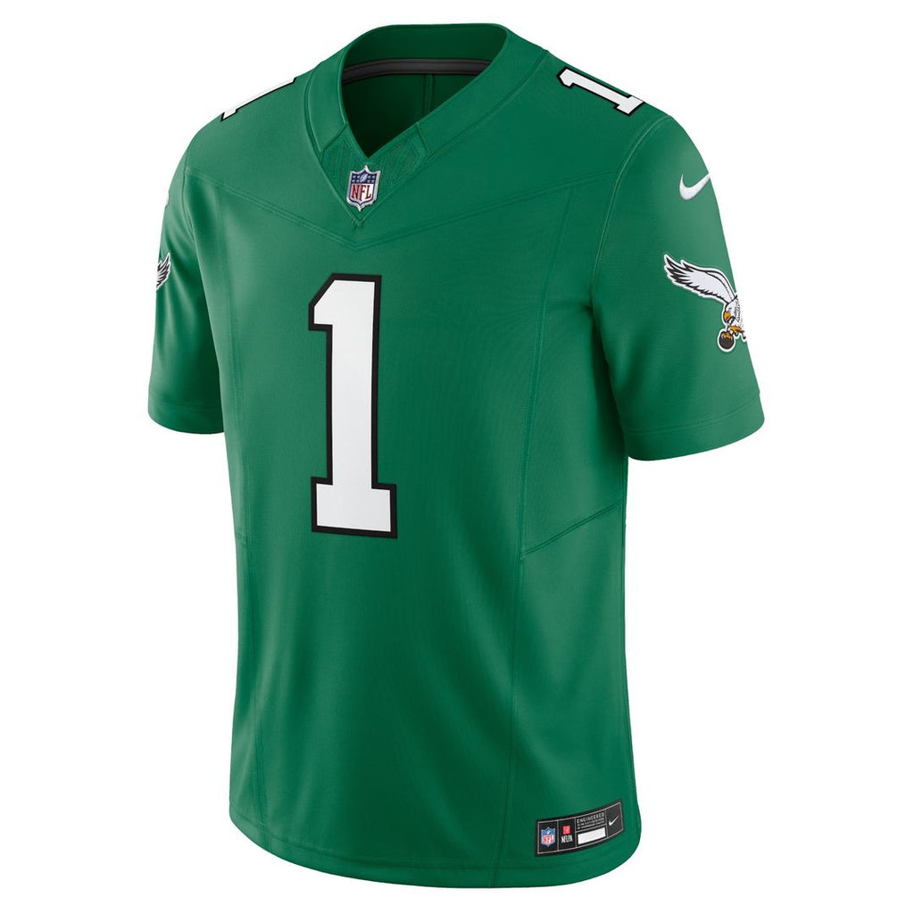 Men's Philadelphia Eagles Jalen Hurts Black Alternate Vapor F.U.S.E.