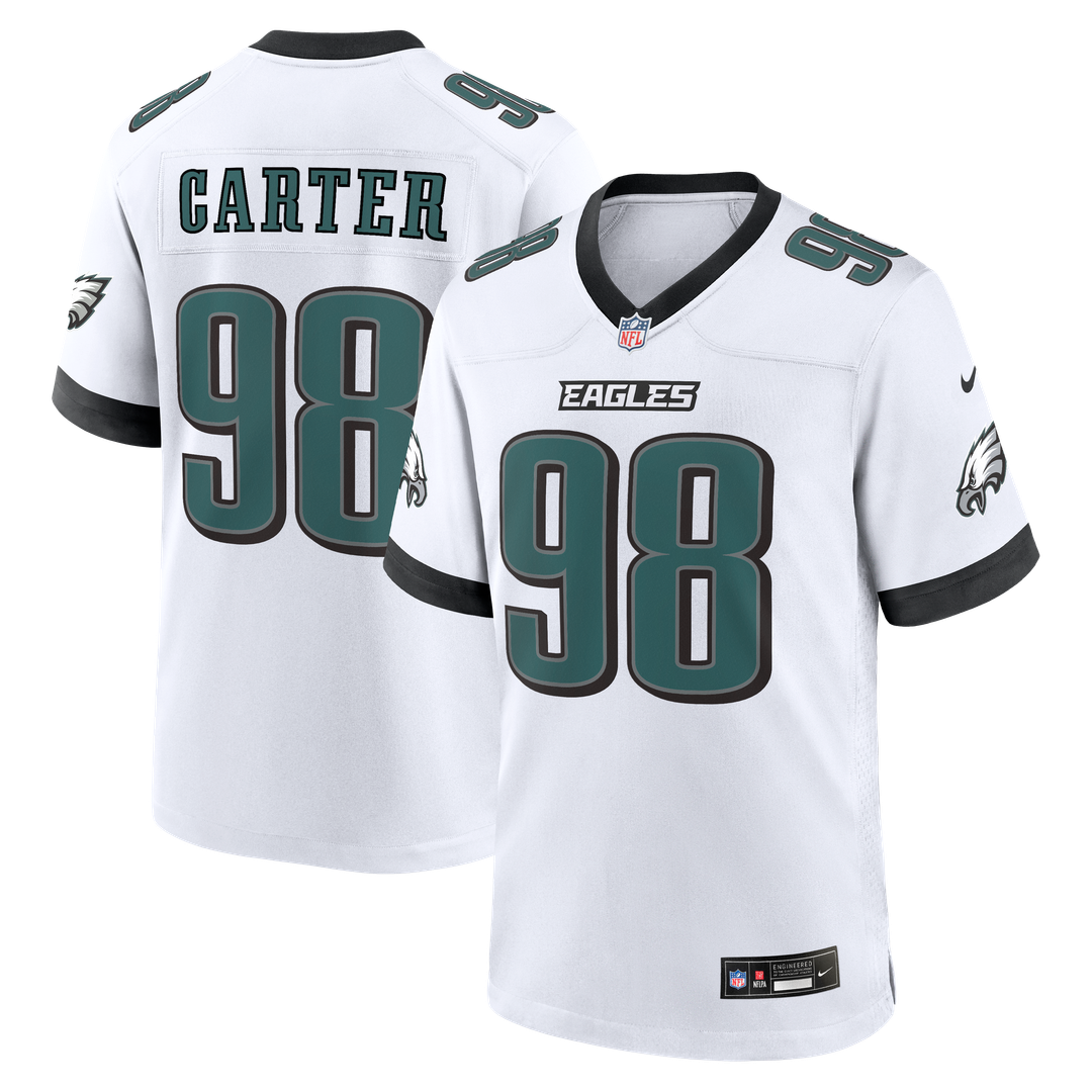 Men's Philadelphia Eagles Jalen Carter White