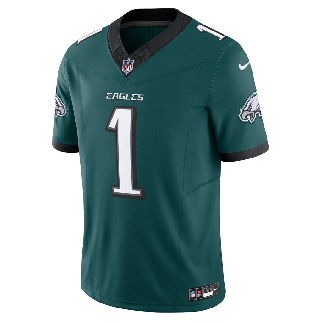Men's Philadelphia Eagles Jalen Hurts Black Alternate Vapor F.U.S.E.