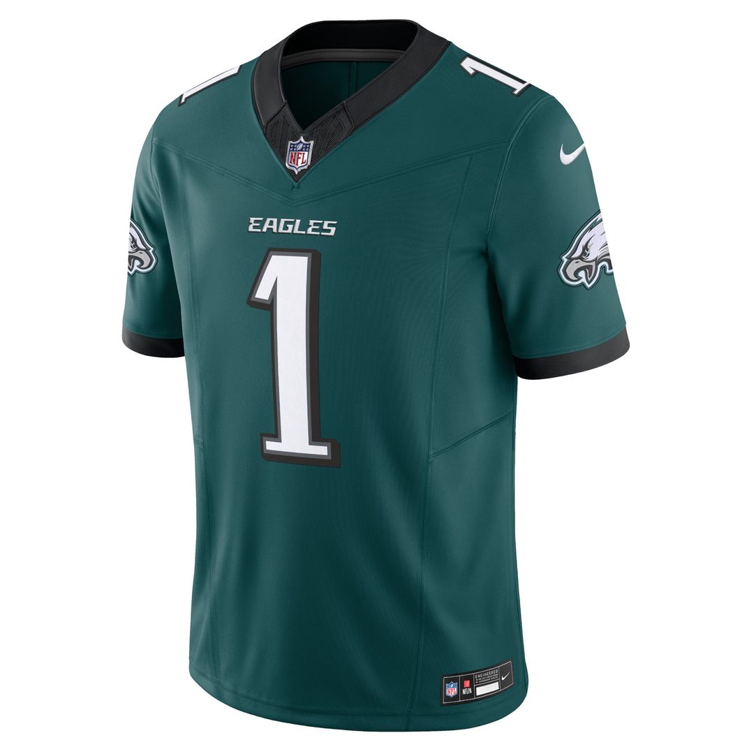 Men's Philadelphia Eagles Jalen Hurts Black Alternate Vapor F.U.S.E.