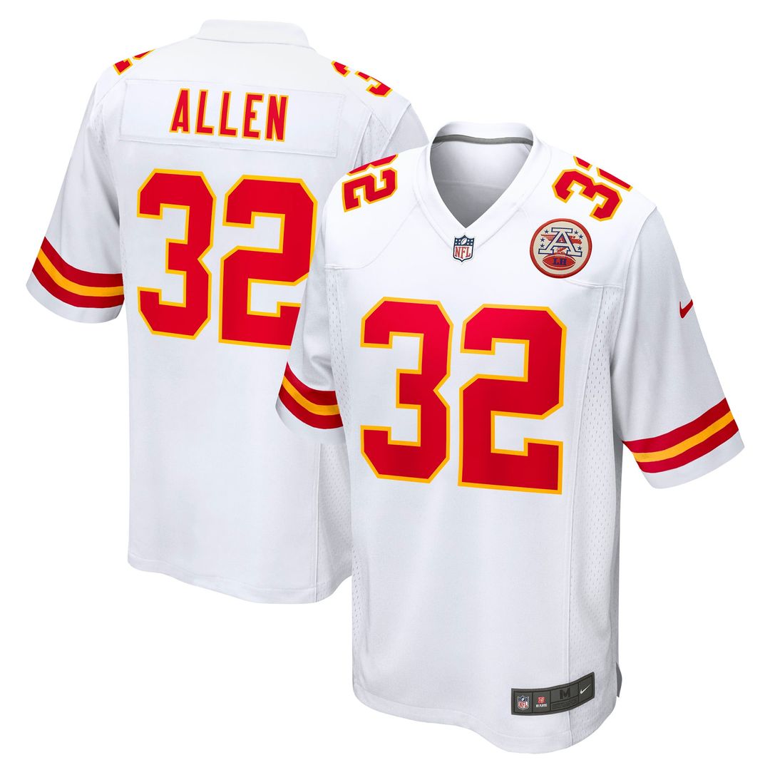 Men's Kansas City Chiefs Marcus Allen Red Game Retired Player Jersey