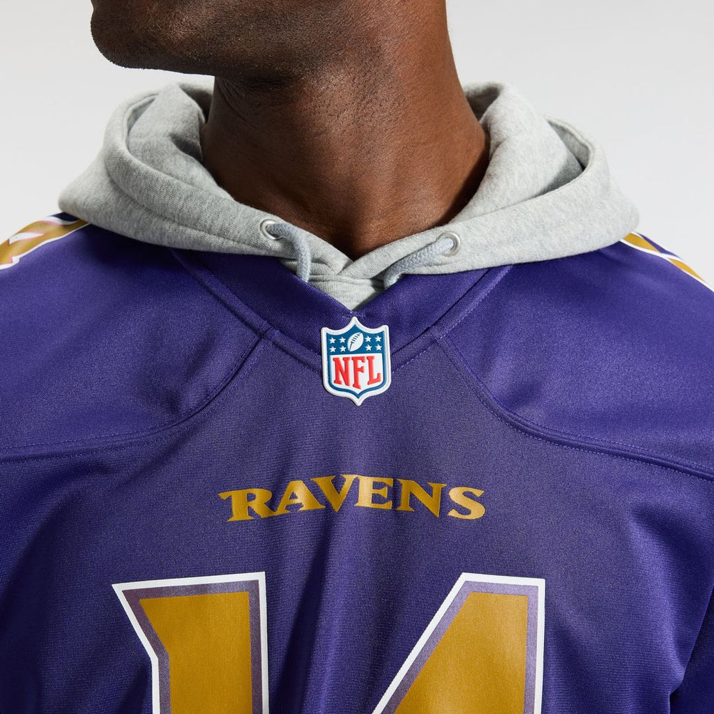 Men's Baltimore Ravens Kyle Hamilton Black Alternate