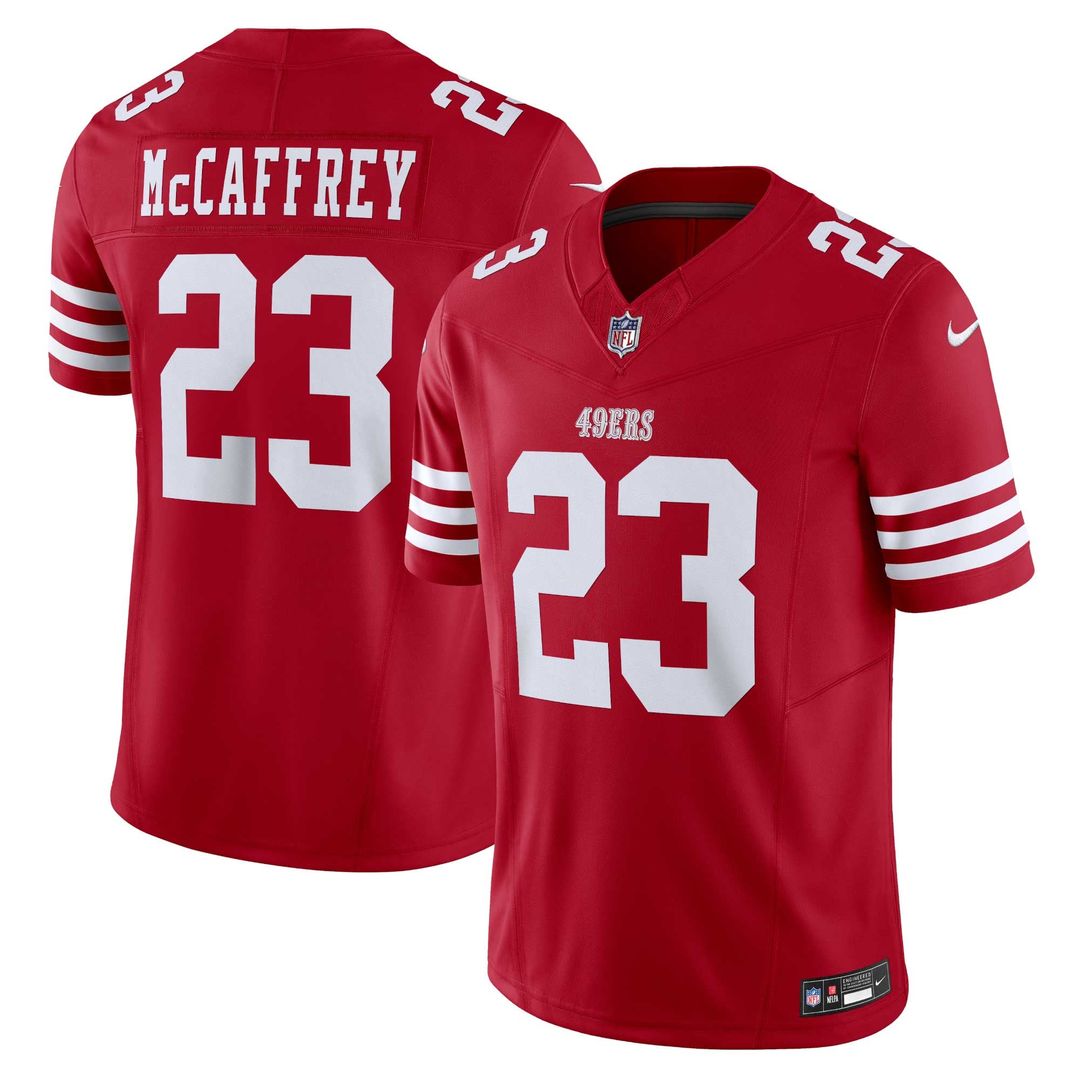 Men's San Francisco 49ers Christian McCaffrey White Vapor F.U.S.E. Limited 2nd Alternate Jersey