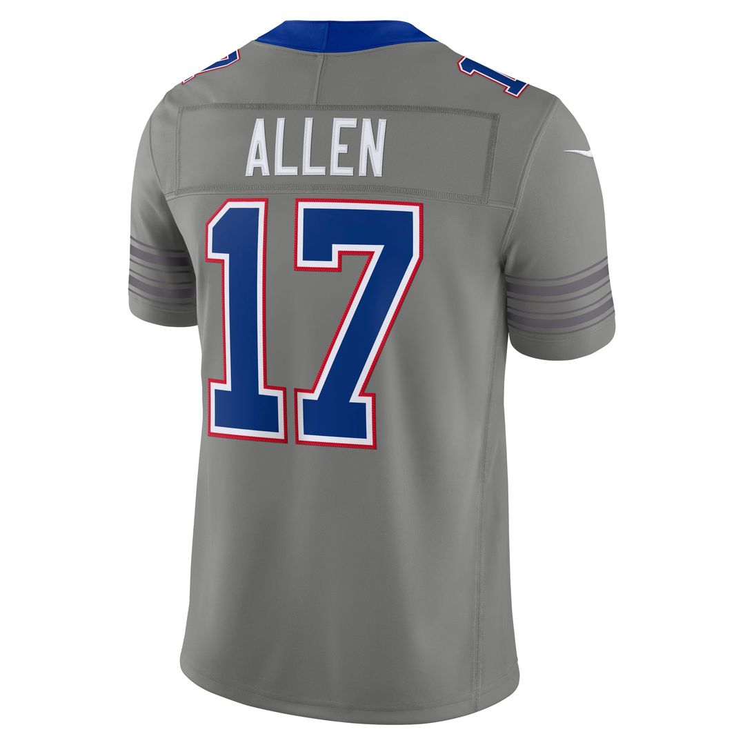 Men's Buffalo Bills Josh Allen White Vapor F.U.S.E. Stitched