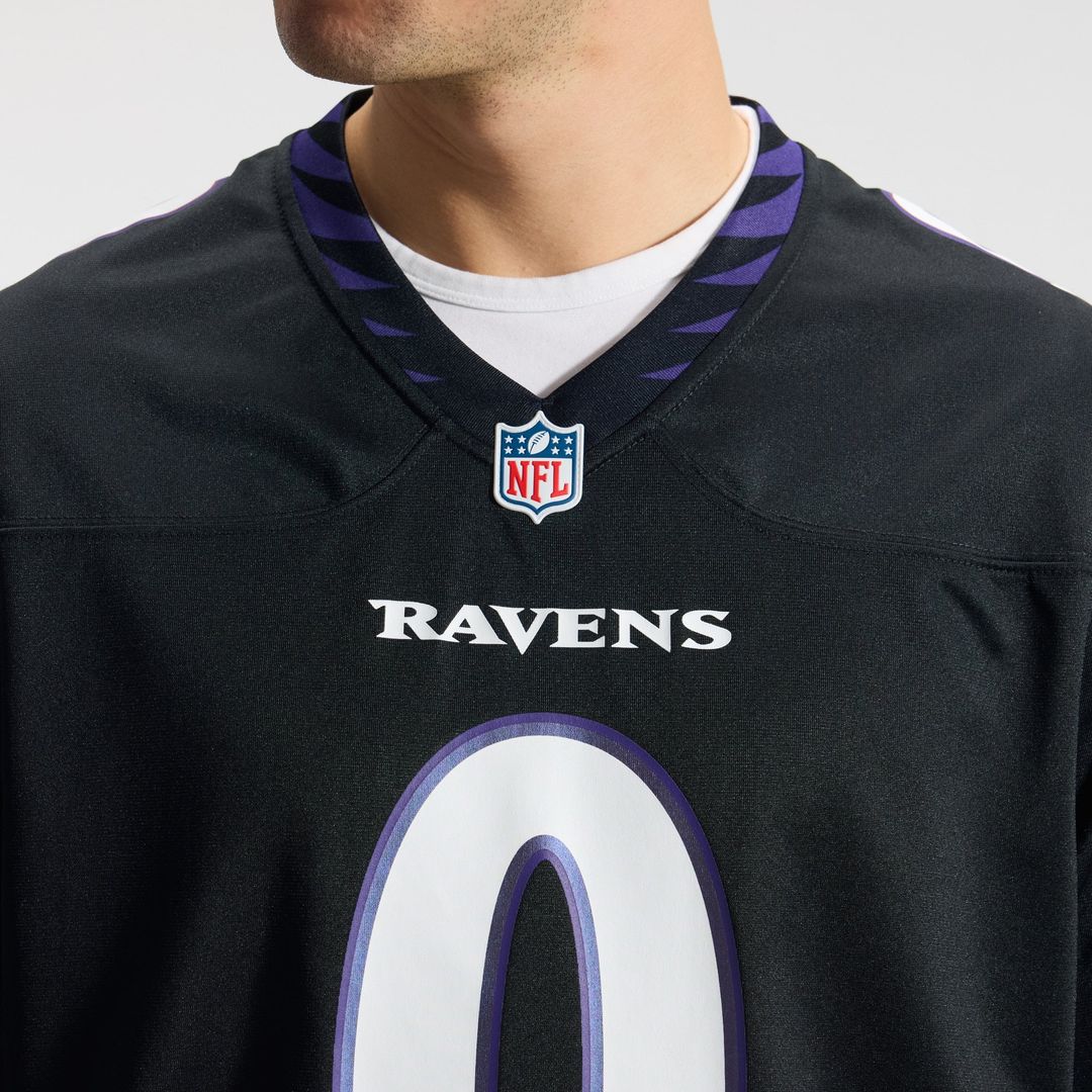 Men's Baltimore Ravens Roquan Smith Black Alternate