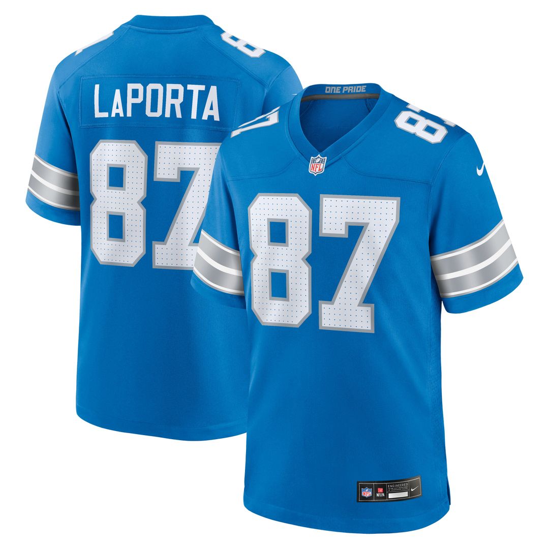 Men's Detroit Lions Sam LaPorta White White