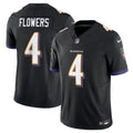 Men's Baltimore Ravens Zay Flowers Black Alternate Vapor F.U.S.E.