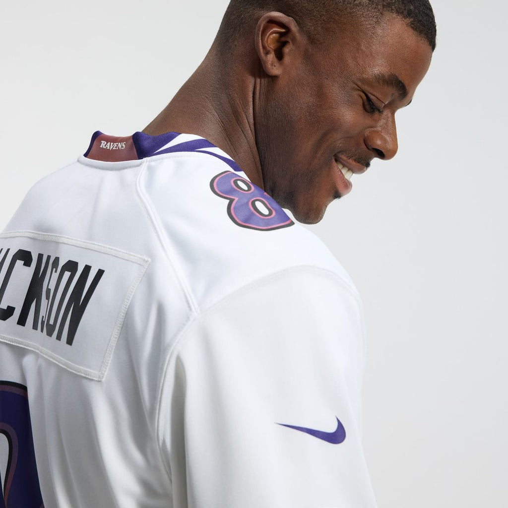 Men's Baltimore Ravens Lamar Jackson White