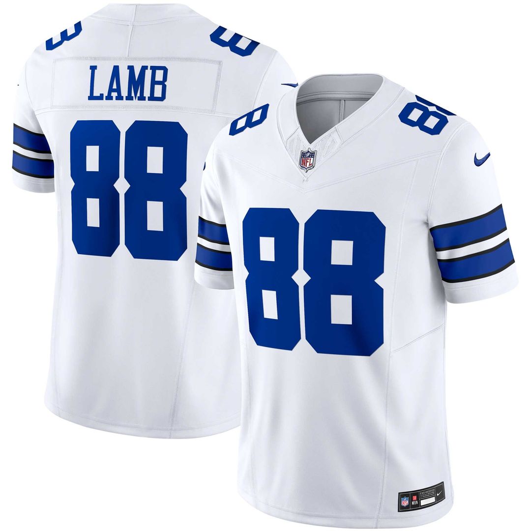 Men's Dallas Cowboys CeeDee Lamb White Vapor F.U.S.E.