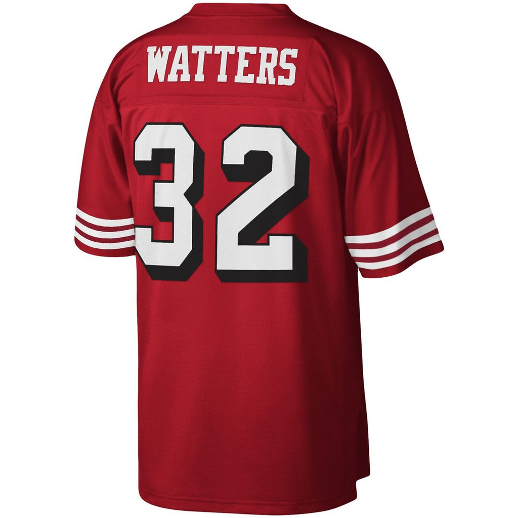 Men's San Francisco 49ers Ricky Watters White Legacy Replica Jersey