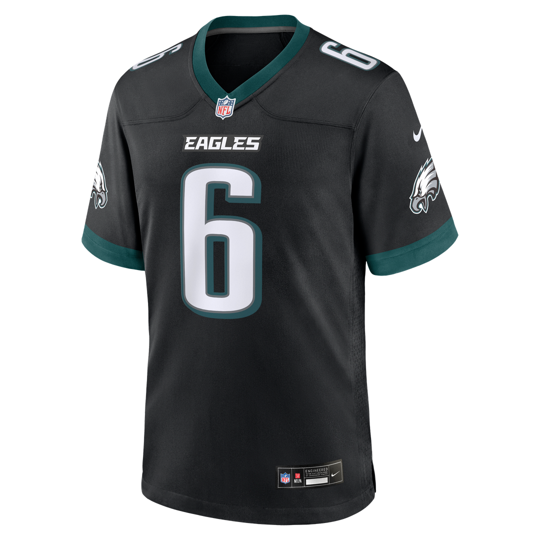 Men's Philadelphia Eagles DeVonta Smith Black Alternate