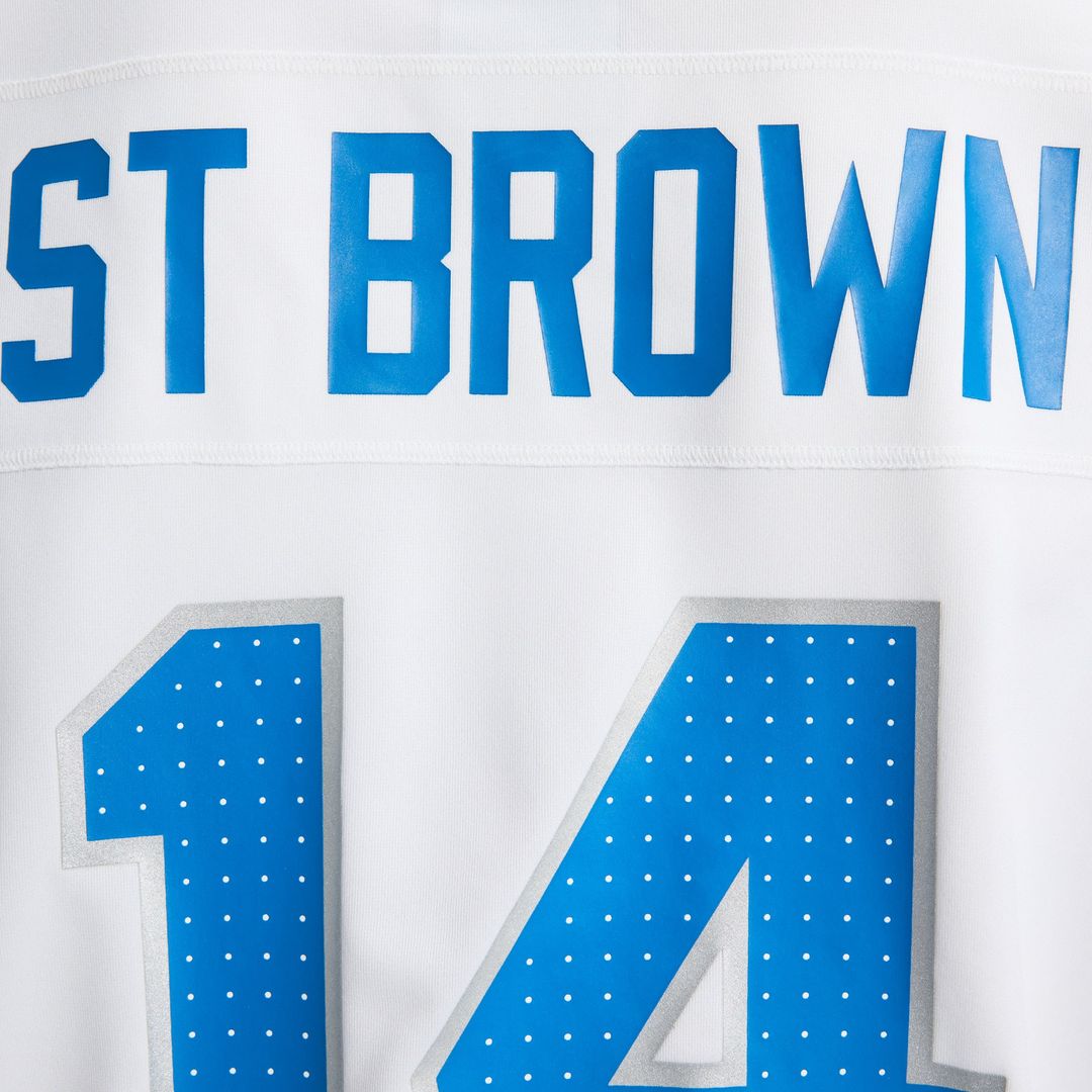 Men's Detroit Lions Amon-Ra St. Brown Blue