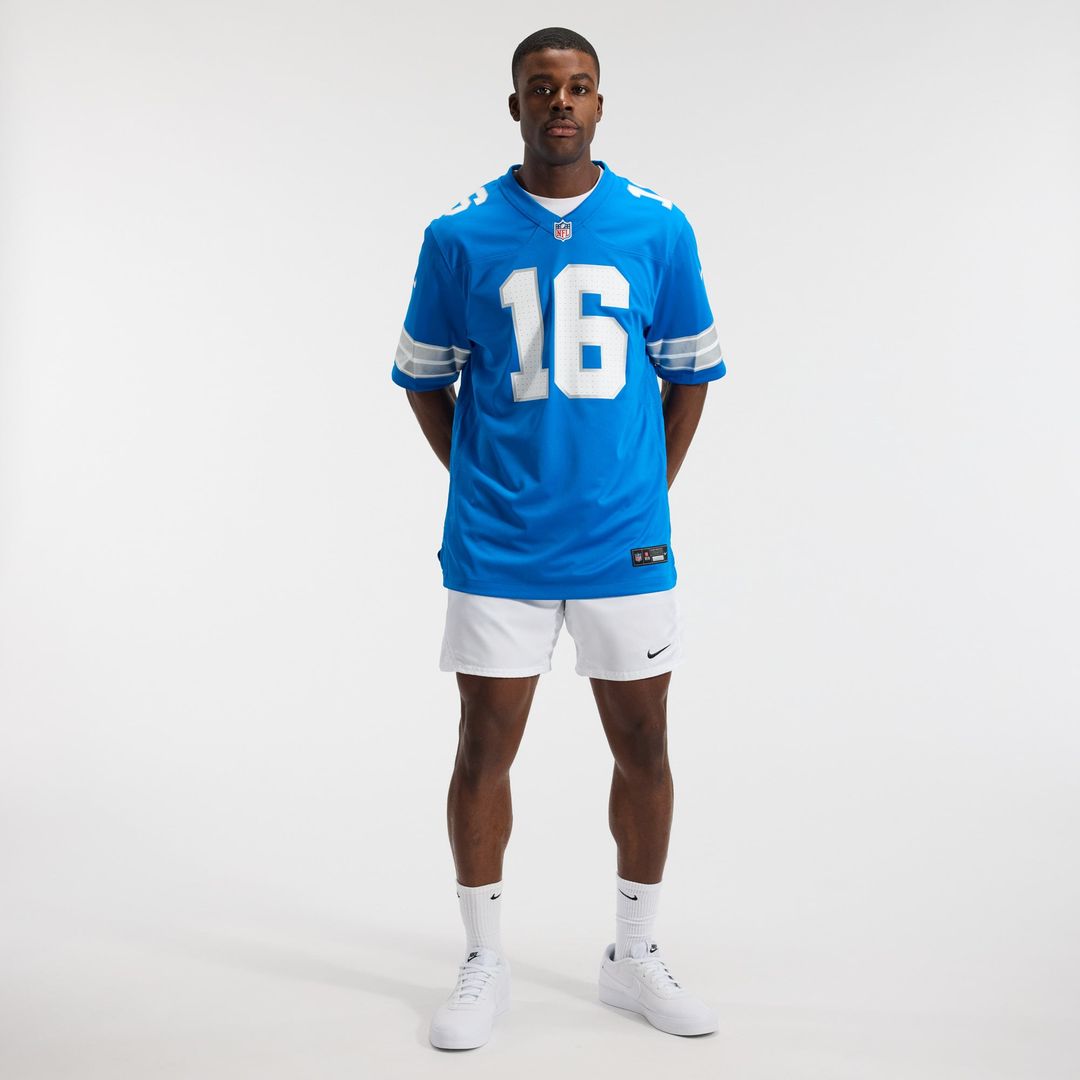 Men's Detroit Lions Jared Goff White