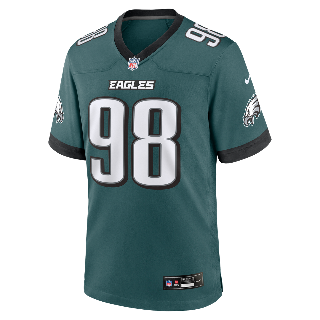 Men's Philadelphia Eagles Jalen Carter Midnight Green Team