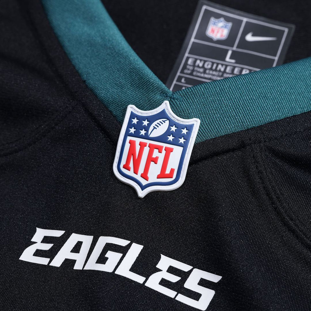 Men's Philadelphia Eagles Saquon Barkley Midnight Green Game Player Jersey