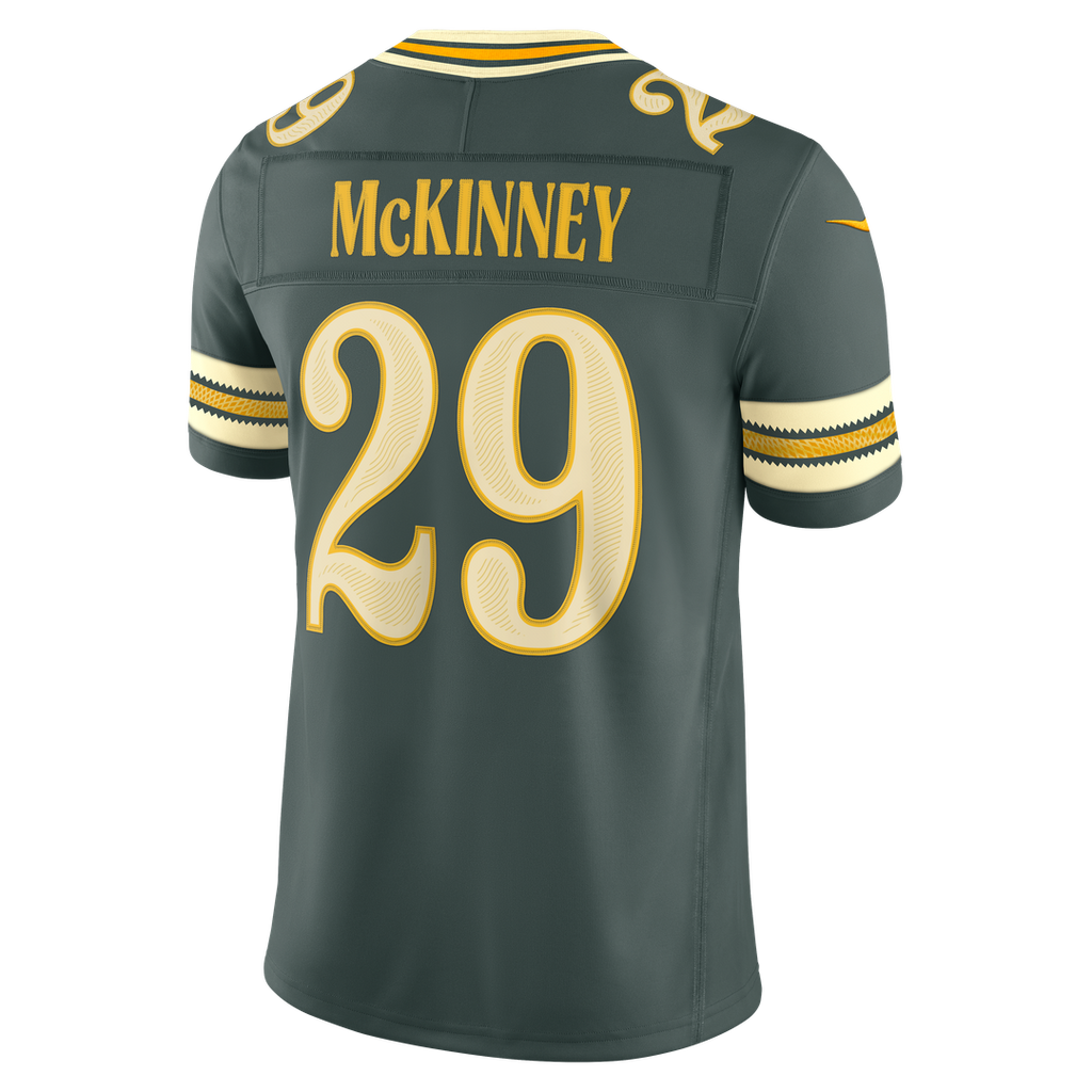 Men's Green Bay Packers Xavier McKinney Green 2026 Rivalries Collection Stitched