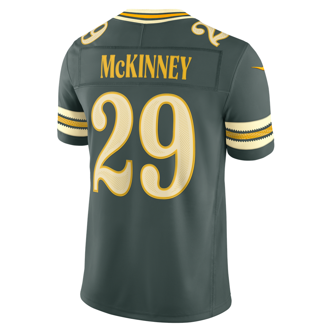 Men's Green Bay Packers Xavier McKinney Green 2026 Rivalries Collection Stitched