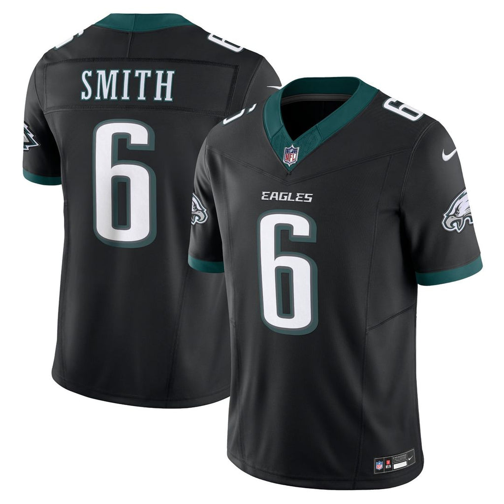 Men's Philadelphia Eagles DeVonta Smith Black Alternate Vapor F.U.S.E.