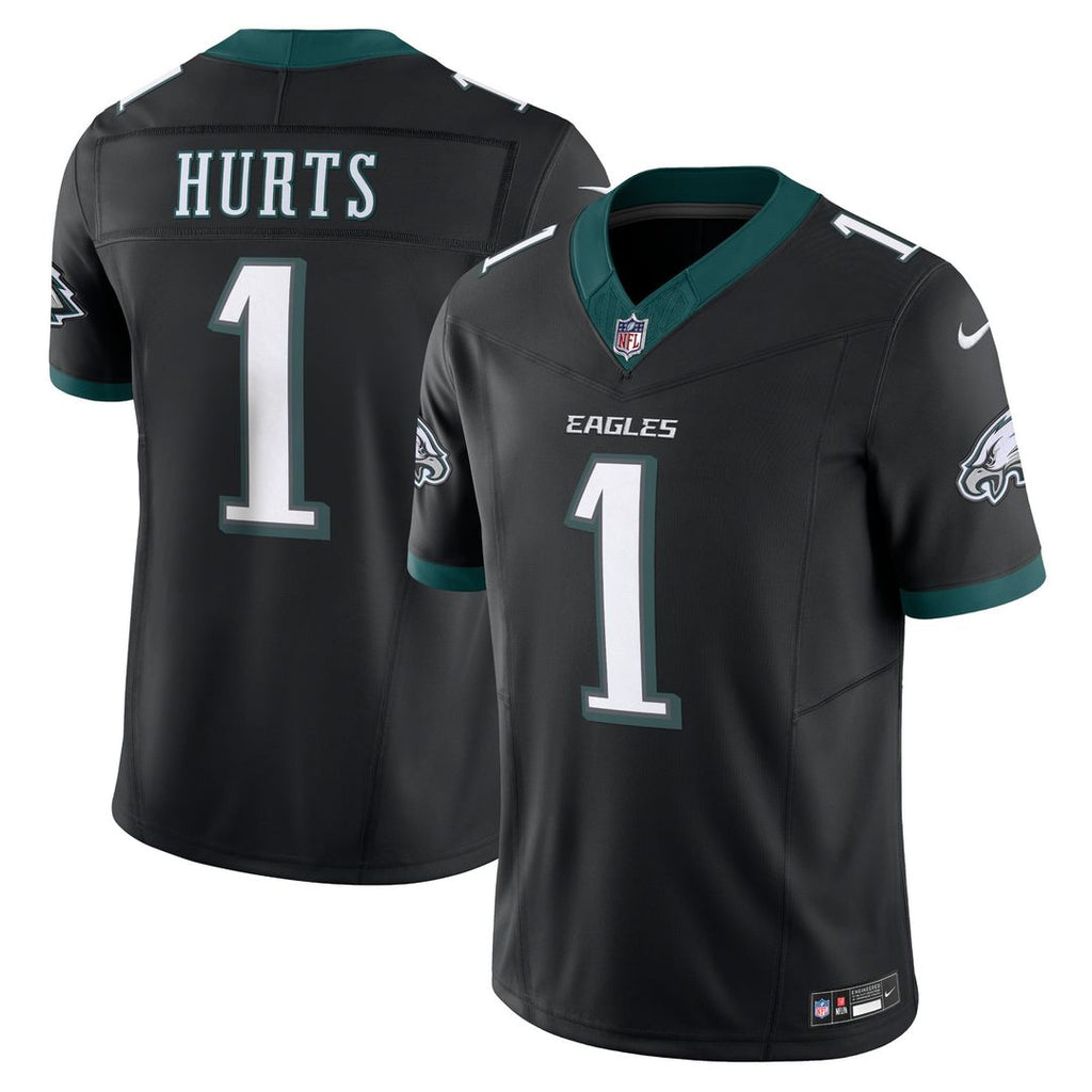 Men's Philadelphia Eagles Jalen Hurts Black Alternate Vapor F.U.S.E.