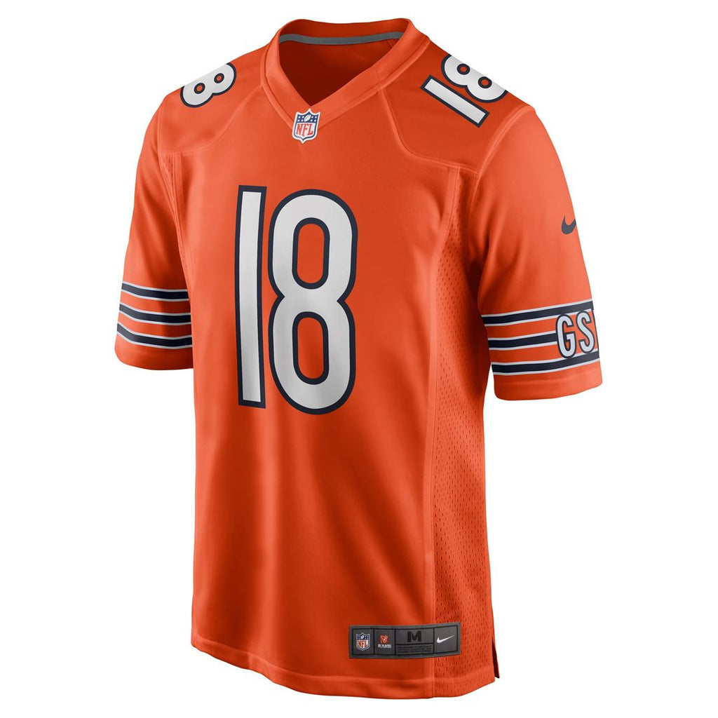 Men's Chicago Bears Caleb Williams Orange Alternate Player