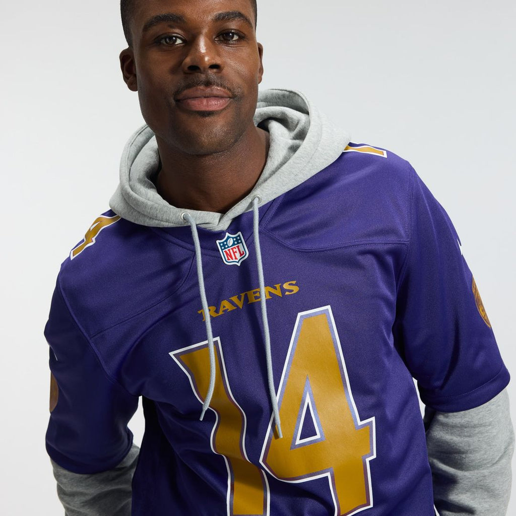 Men's Baltimore Ravens Kyle Hamilton Purple Alternate