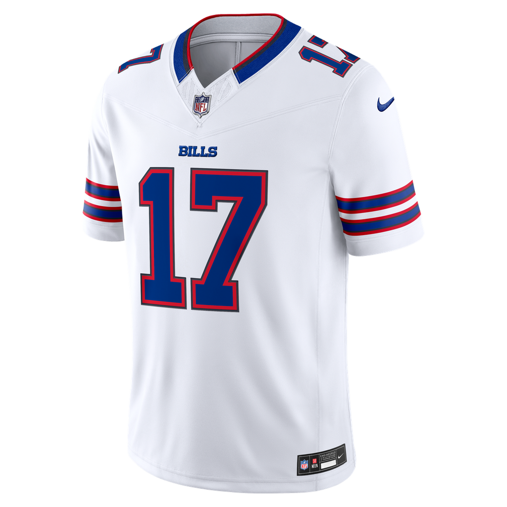 Men's Buffalo Bills Josh Allen Gray Nickel City Vapor F.U.S.E. Stitched