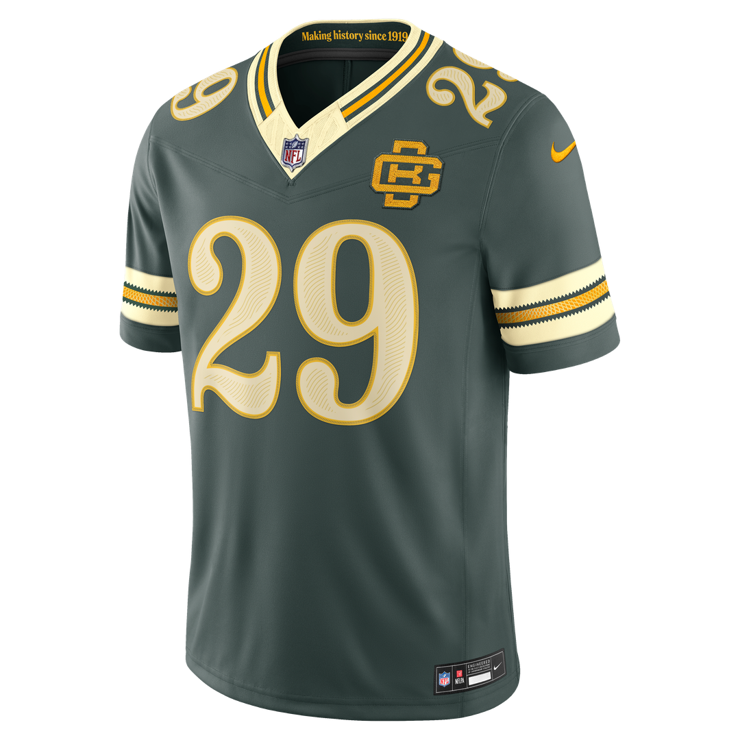 Men's Green Bay Packers Xavier McKinney Green 2026 Rivalries Collection Stitched